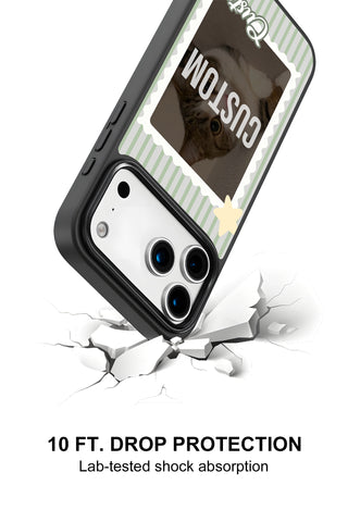 10ft drop protection and shock absorption of custom iPhone case by MultiCustomize