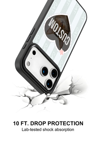10ft drop protection and shock absorption of custom iPhone case by MultiCustomize