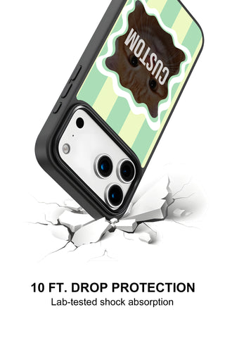 10ft drop protection and shock absorption of custom iPhone case by MultiCustomize