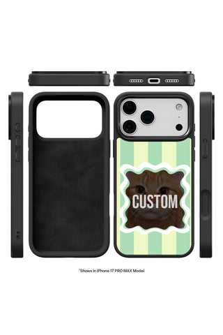 Exploded view showing multi-layer protection and MagSafe ring of custom iPhone case by MultiCustomize