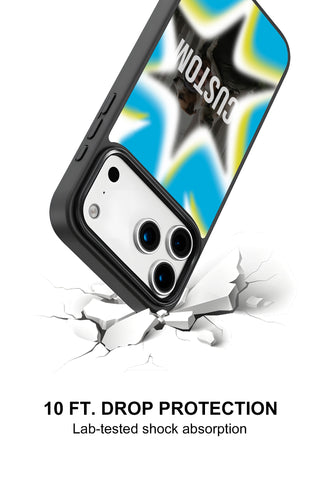 10ft drop protection and shock absorption of custom iPhone case by MultiCustomize