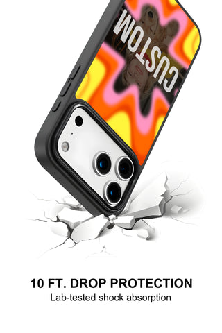 10ft drop protection and shock absorption of custom iPhone case by MultiCustomize