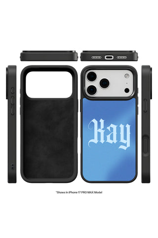 Exploded view showing multi-layer protection and MagSafe ring of custom iPhone case by MultiCustomize
