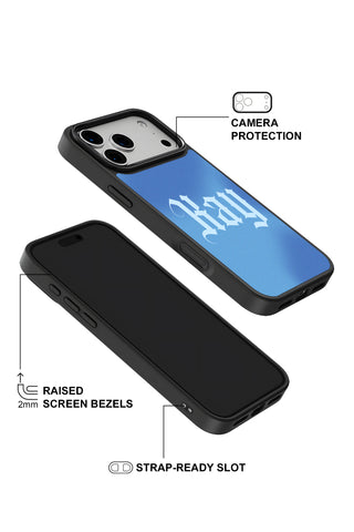 Raised camera bezel protection on personalized iPhone case by MultiCustomize