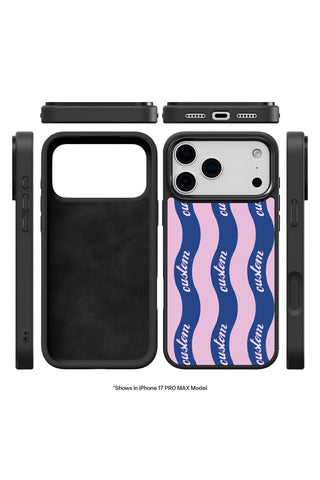 Exploded view showing multi-layer protection and MagSafe ring of custom iPhone case by MultiCustomize